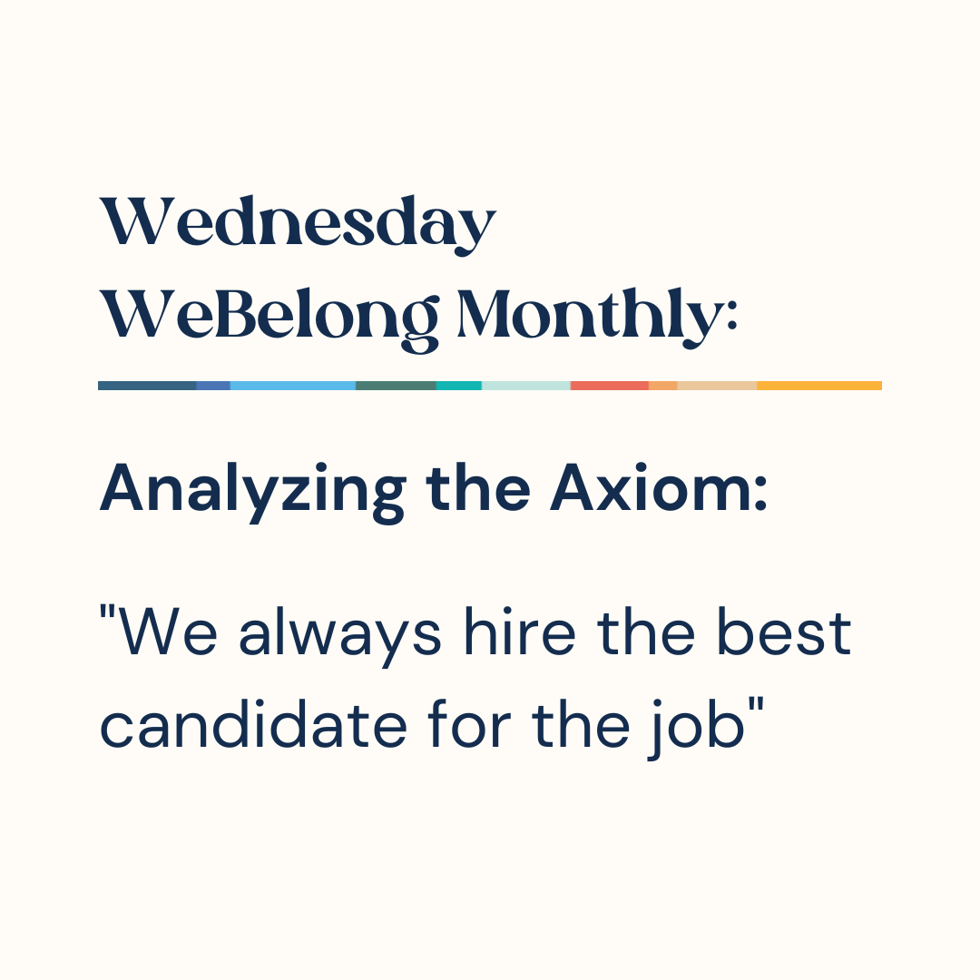WeBelong Monthly Analyzing the Axiom